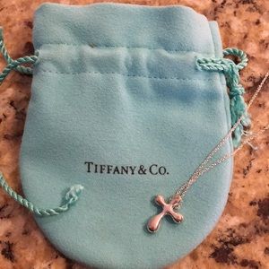 Tiffany and Co cross necklace